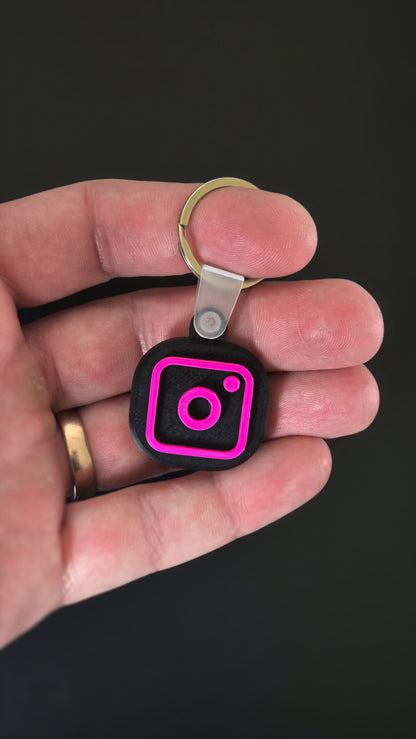 Custom NFC Keychain – Instagram & Social Media Tap‑Share