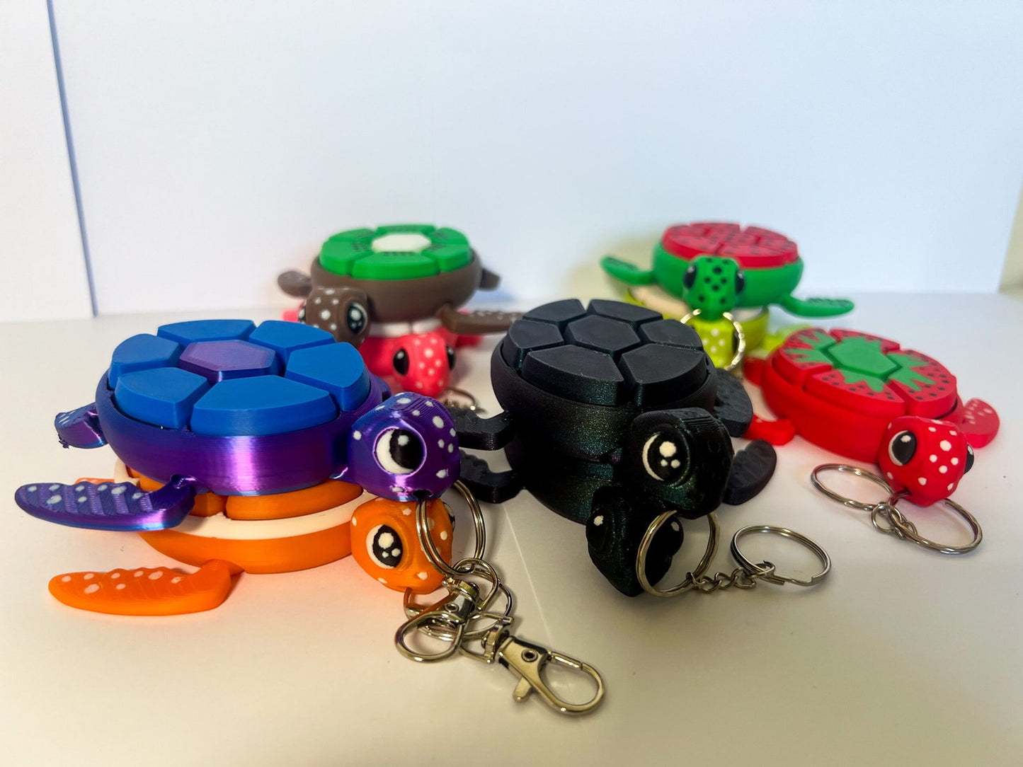 Calm & Click: Turtles Fruit Fidget Clicker Set