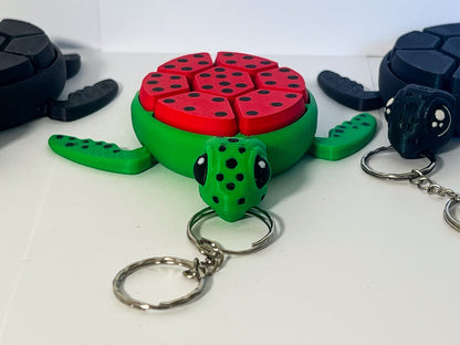 Calm & Click: Turtles Fruit Fidget Clicker Set