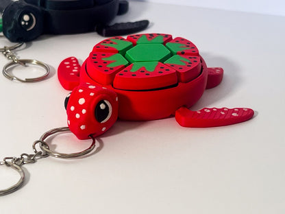 Calm & Click: Turtles Fruit Fidget Clicker Set