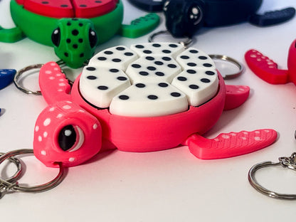 Calm & Click: Turtles Fruit Fidget Clicker Set