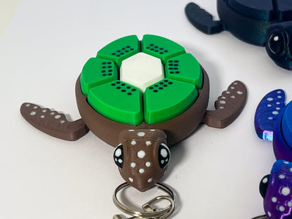 Calm & Click: Turtles Fruit Fidget Clicker Set