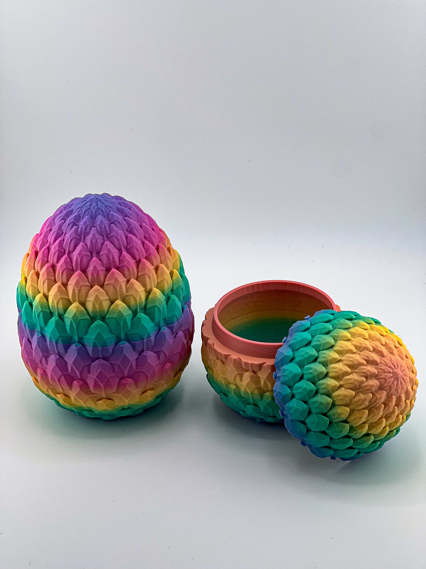 Crystal Dragon with Egg – Articulated, Flexible Fantasy Dragon And Egg Combo – ADHD Autism Sensory Toy for Focus & Stress Relief