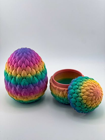 Crystal Dragon with Egg – Articulated, Flexible Fantasy Dragon And Egg Combo – ADHD Autism Sensory Toy for Focus & Stress Relief