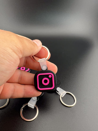 Custom NFC Keychain – Instagram & Social Media Tap‑Share