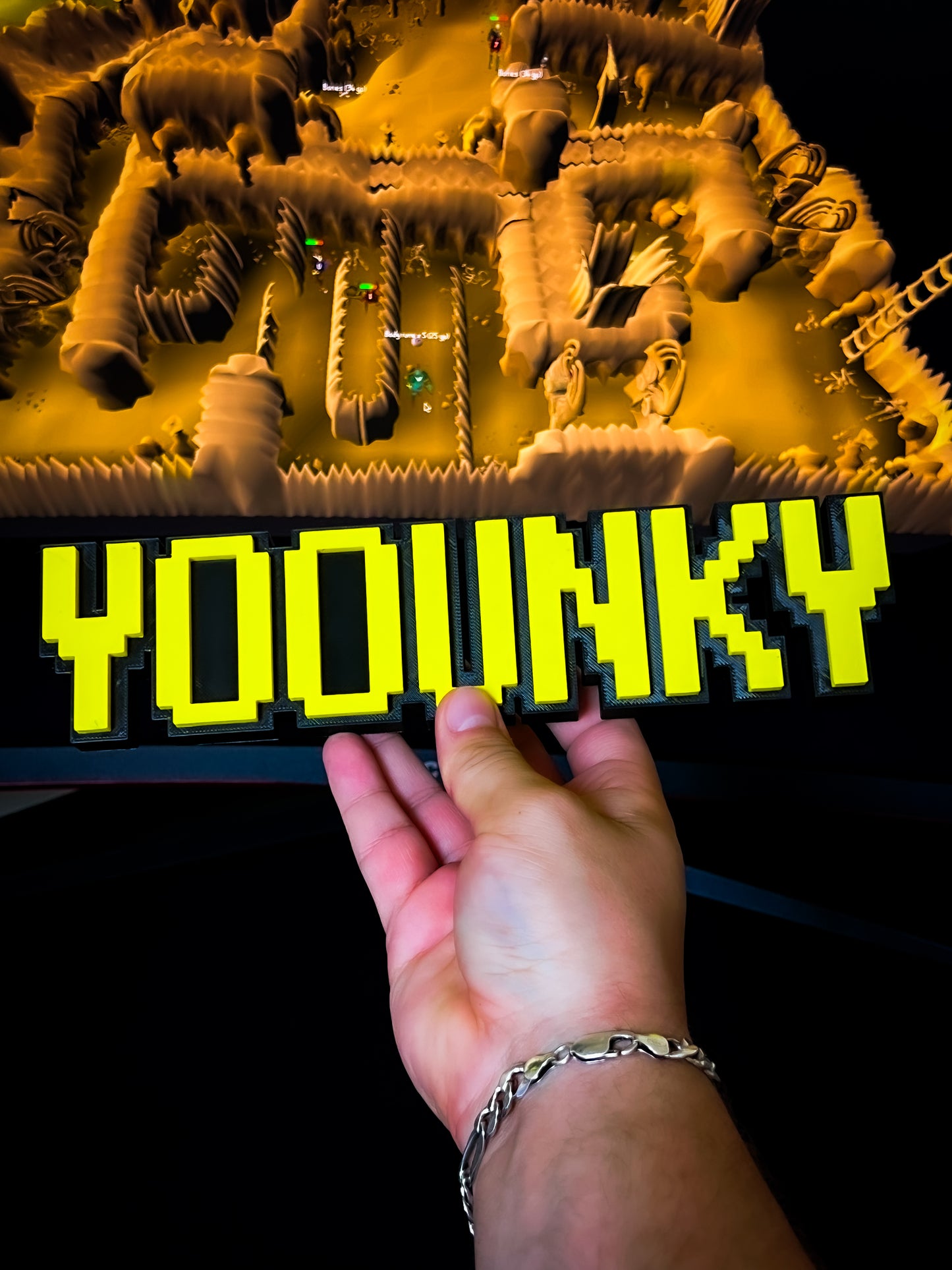 Custom OSRS Nameplate – 2-Color Embedded