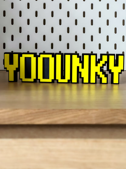 Custom OSRS Nameplate – 2-Color Embedded