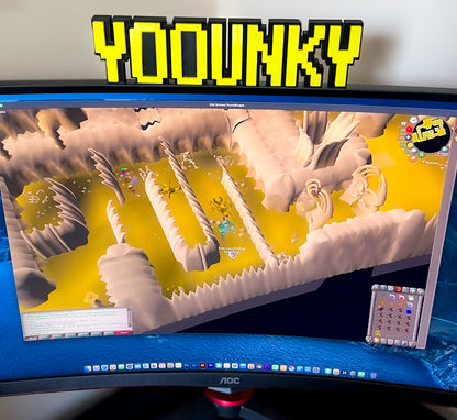 Custom OSRS Nameplate – 2-Color Embedded