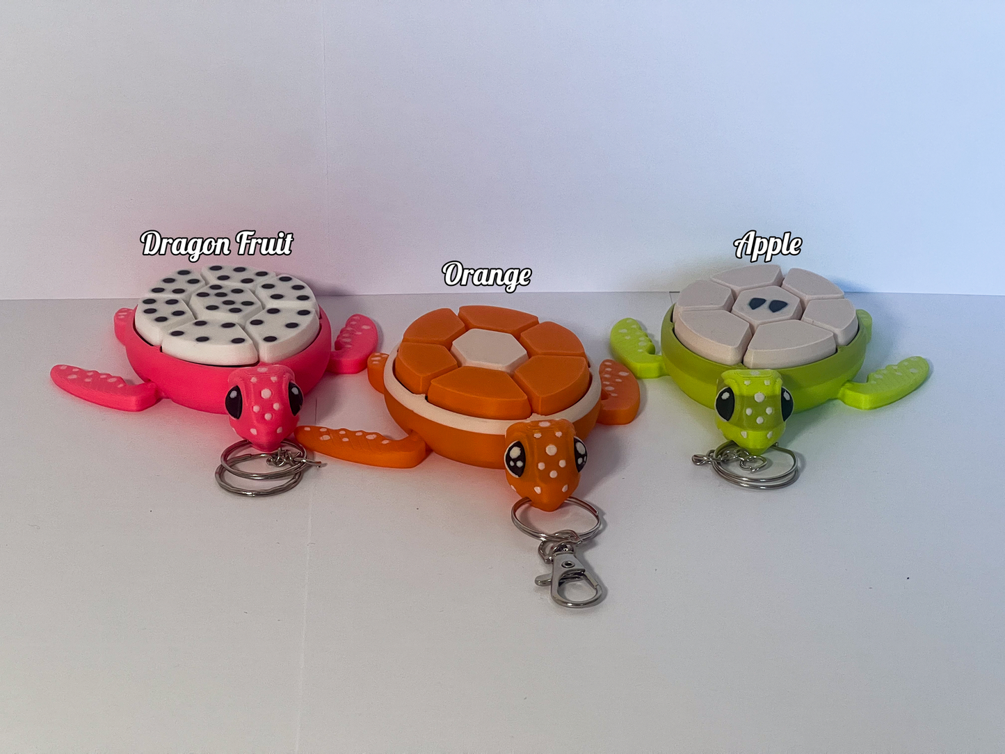 Calm & Click: Turtles Fruit Fidget Clicker Set