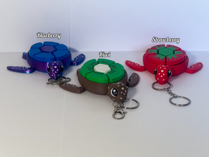 Calm & Click: Turtles Fruit Fidget Clicker Set