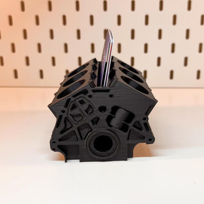 R35 GTR Inspired Engine Business Card Holder | Perfect for Garage, Workshop, Service Desk, Mechanic Gift, Car Enthusiast Decor