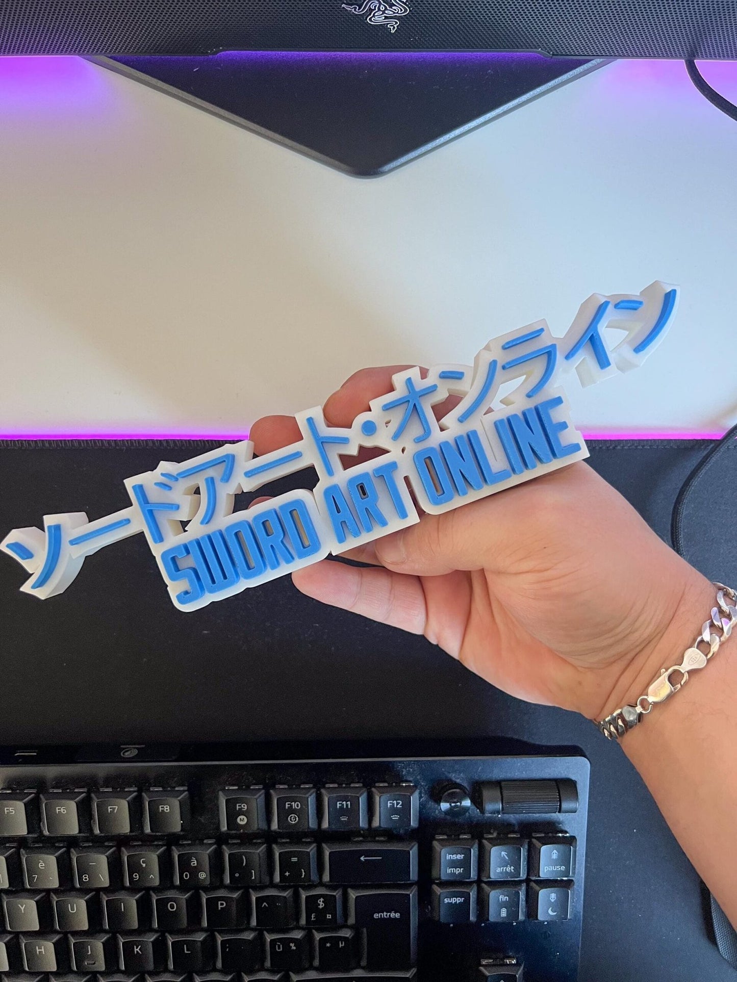 Sword Art Online 3D Printed Desk Sign