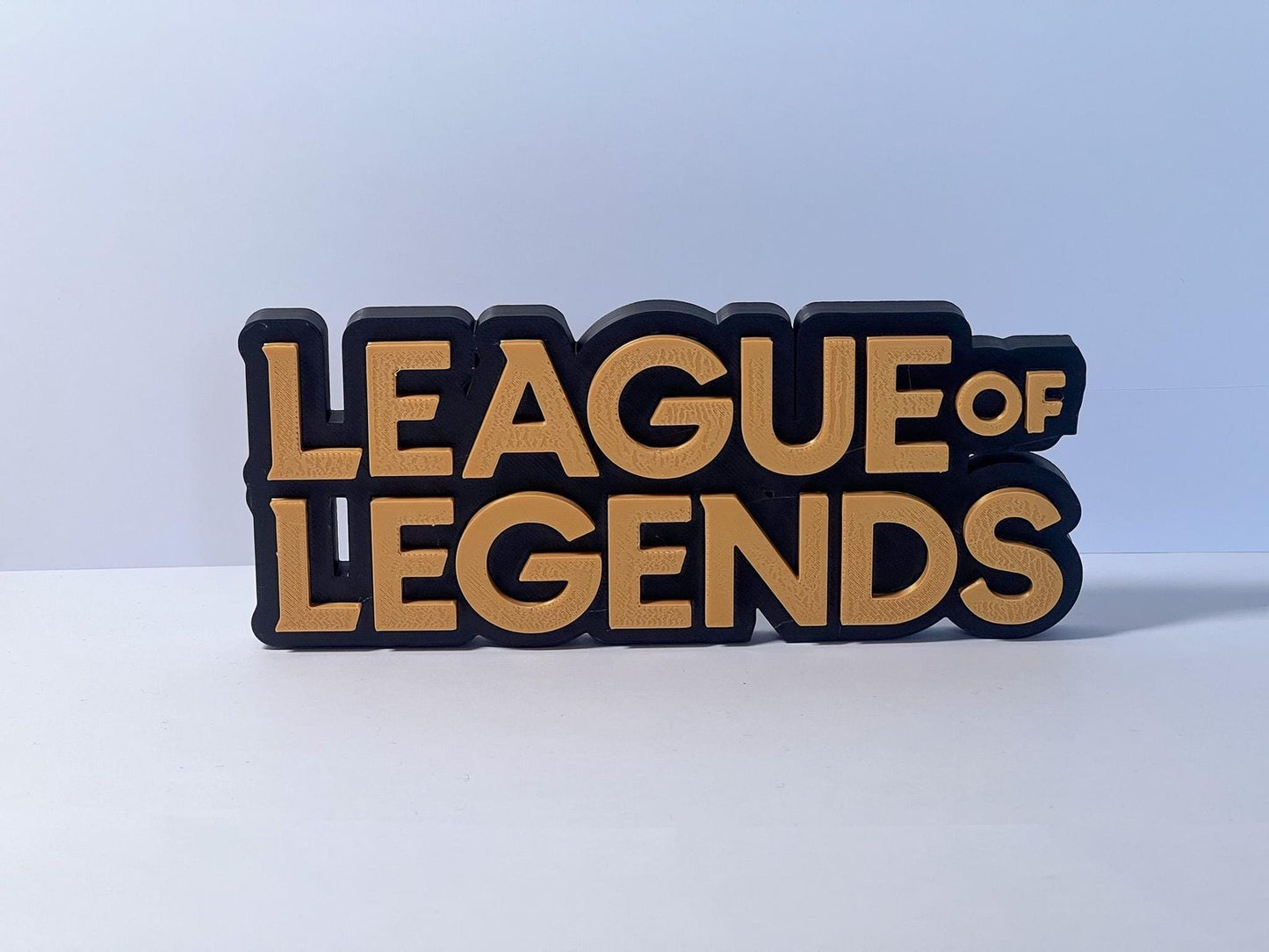 League of Legends 3D Printed Desk Sign