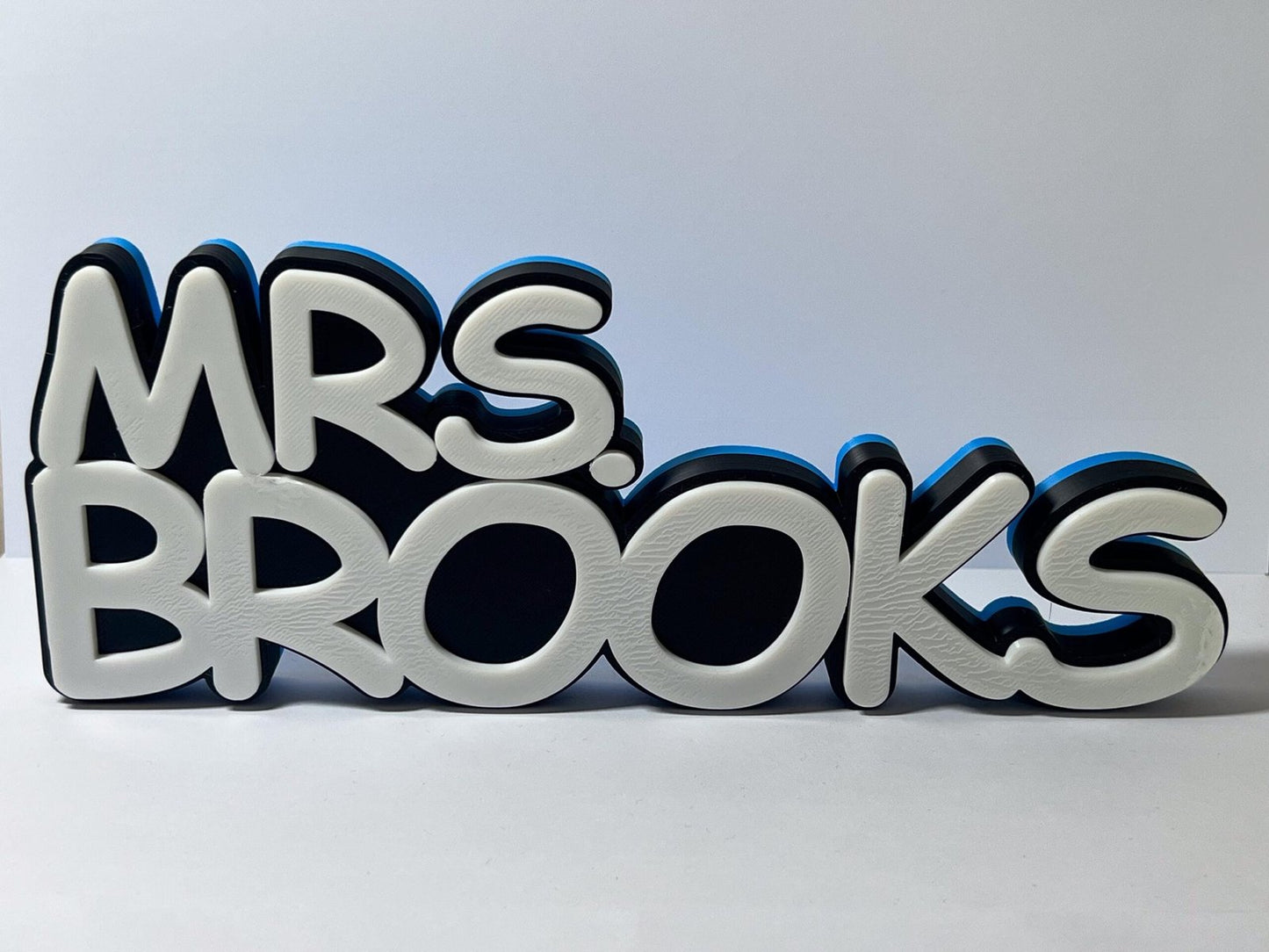 Personalized Custom Teacher Nameplate