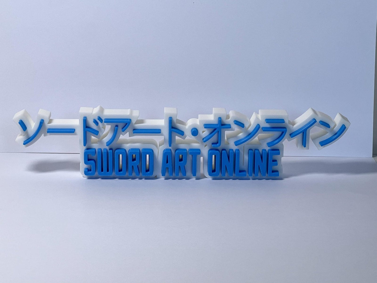 Sword Art Online 3D Printed Desk Sign