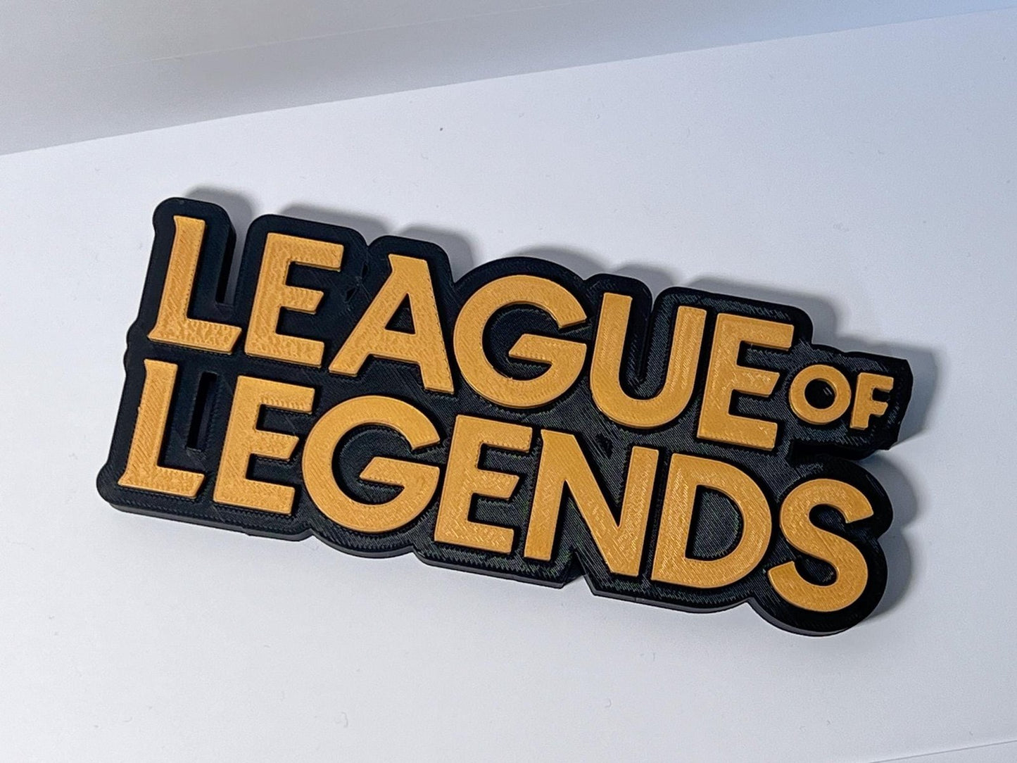 League of Legends 3D Printed Desk Sign