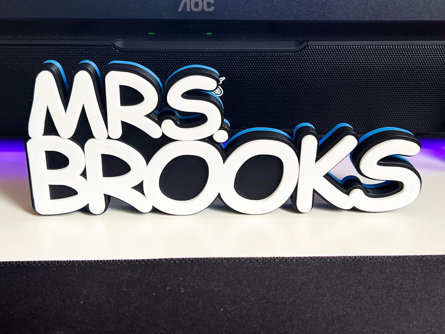 Personalized Custom Teacher Nameplate