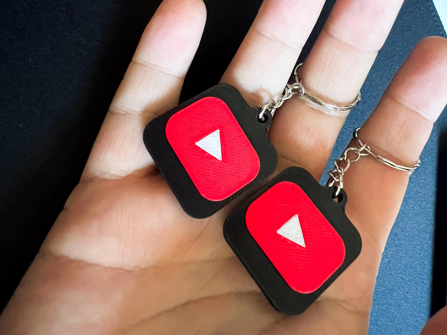 Youtube NFC Keychain  Instant Profile Sharing, Personalized Social Media Networking Tool, Business Card Alternative
