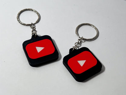 Youtube NFC Keychain  Instant Profile Sharing, Personalized Social Media Networking Tool, Business Card Alternative