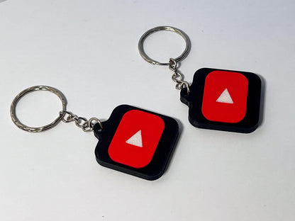 Youtube NFC Keychain  Instant Profile Sharing, Personalized Social Media Networking Tool, Business Card Alternative