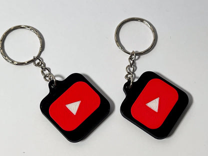 Youtube NFC Keychain  Instant Profile Sharing, Personalized Social Media Networking Tool, Business Card Alternative