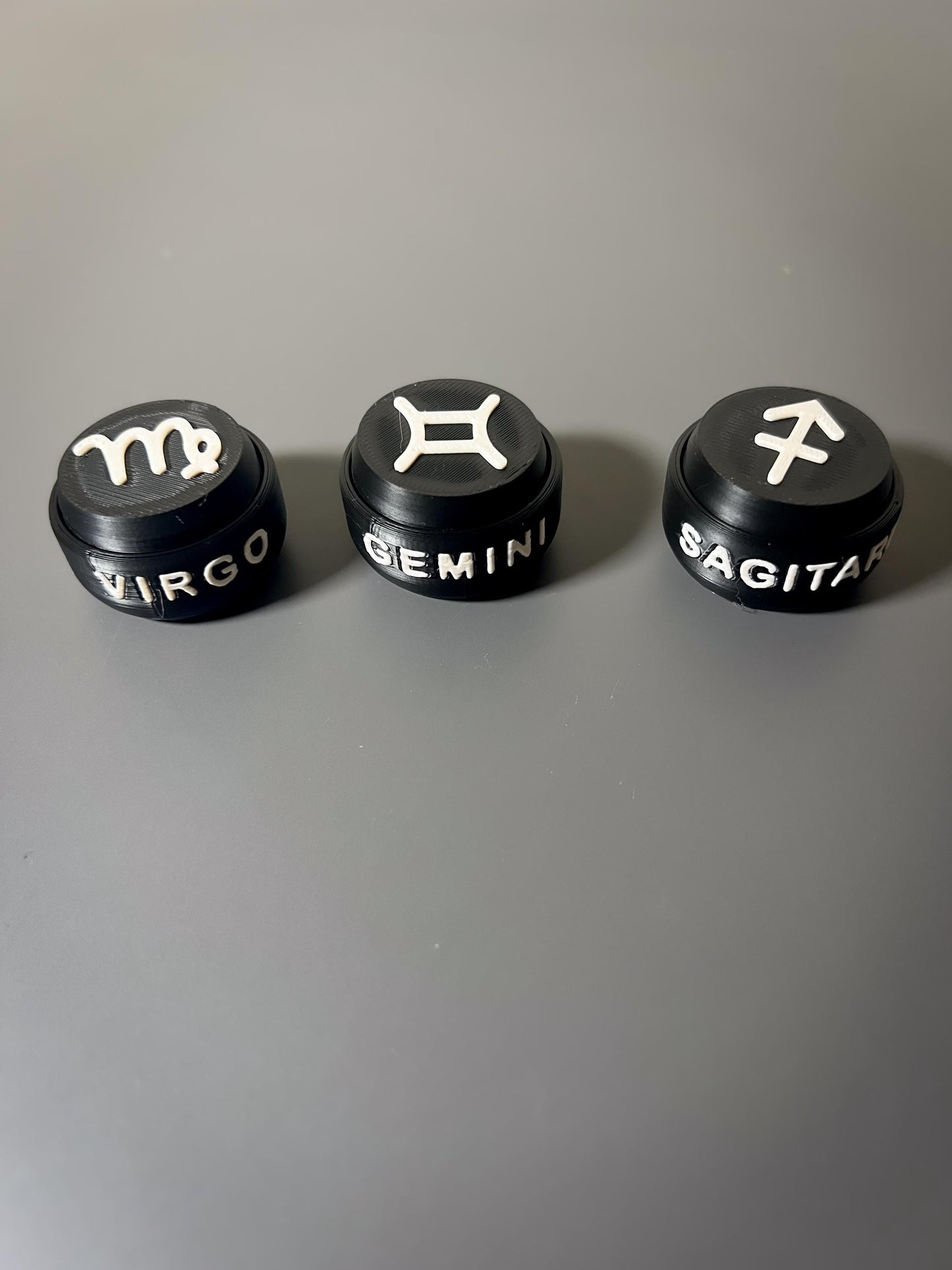 Zodiac Clicker Fidget Toy  3D Printed Sensory Toy & Keyring  Astrology Gift for Stress Relief, ADHD, Focus, and Anxiety Relief, Relaxing