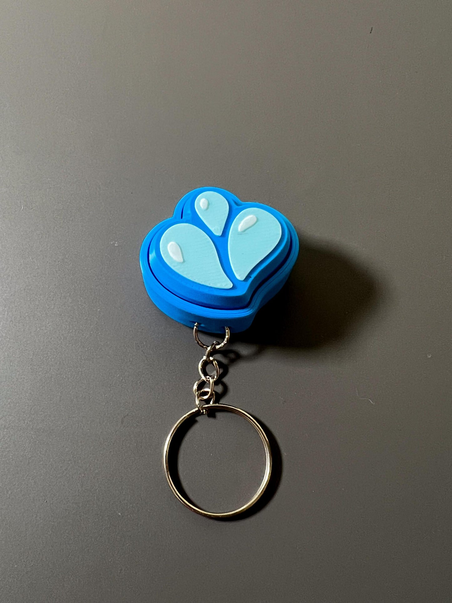 Fruit Popz Clicker Set  ADHD, Autism Sensory Toy for Focus & Stress Relief, Cherry, Pineapple, Waterdrop, Lips  3D Printed Popper Keychain